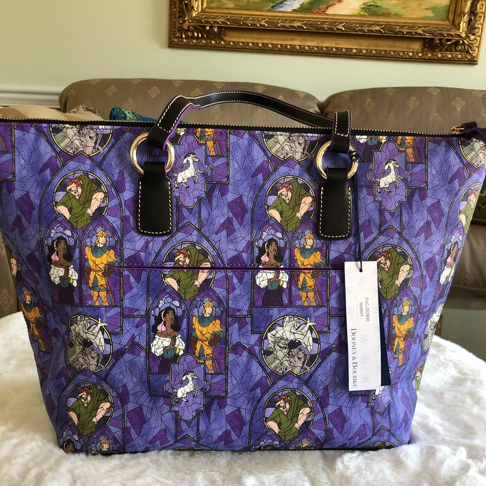 Disney Dooney & Bourke Hunchback Anniversary Tote - Picture 8 of 11